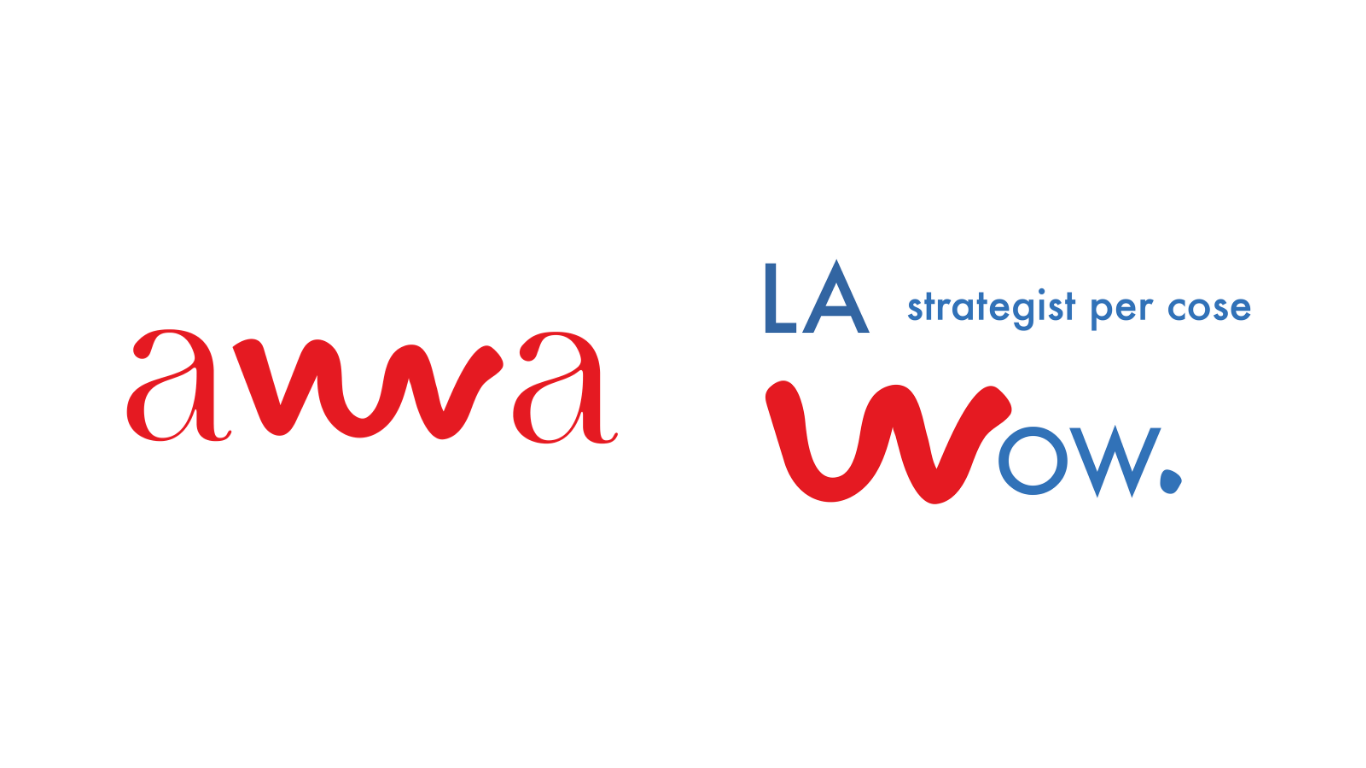 Composizione tipografica con il nome Anna e la frase LA strategist per cose wow